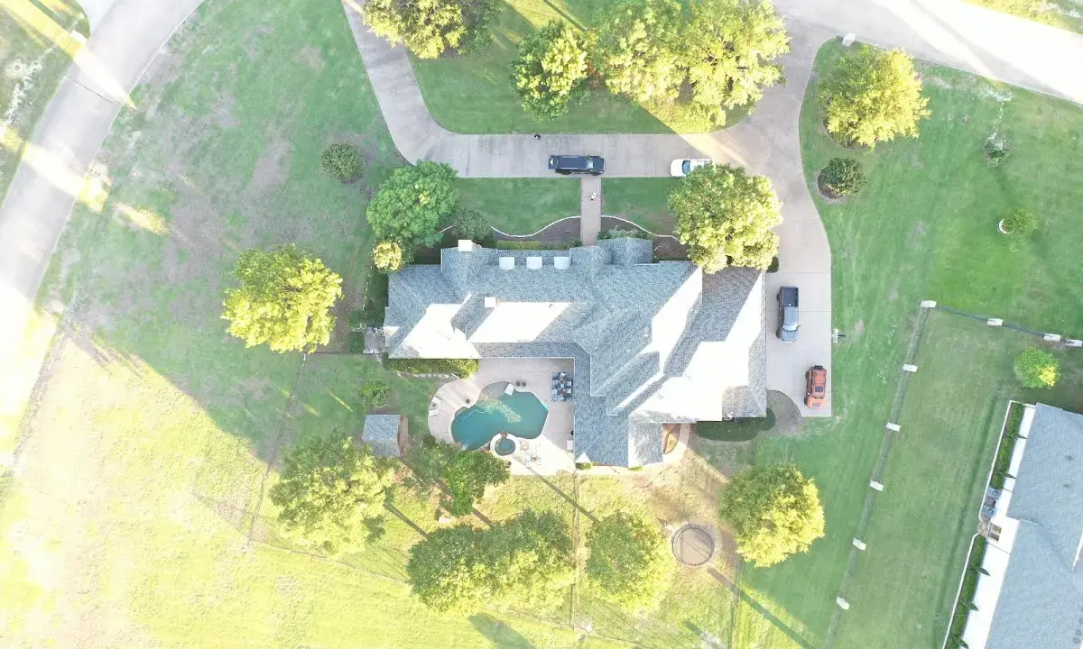 New shingle roof installation on a home in Ames